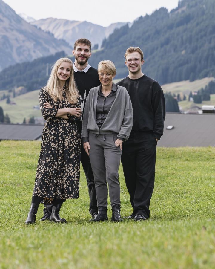 Familie Wohlgenannt (Katharina, Jodok, Heike, Paul v.l.)